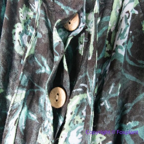 New! Free People Dance ‘Til Dawn Green Black Floral‎ Romper, size S - Picture 12 of 14